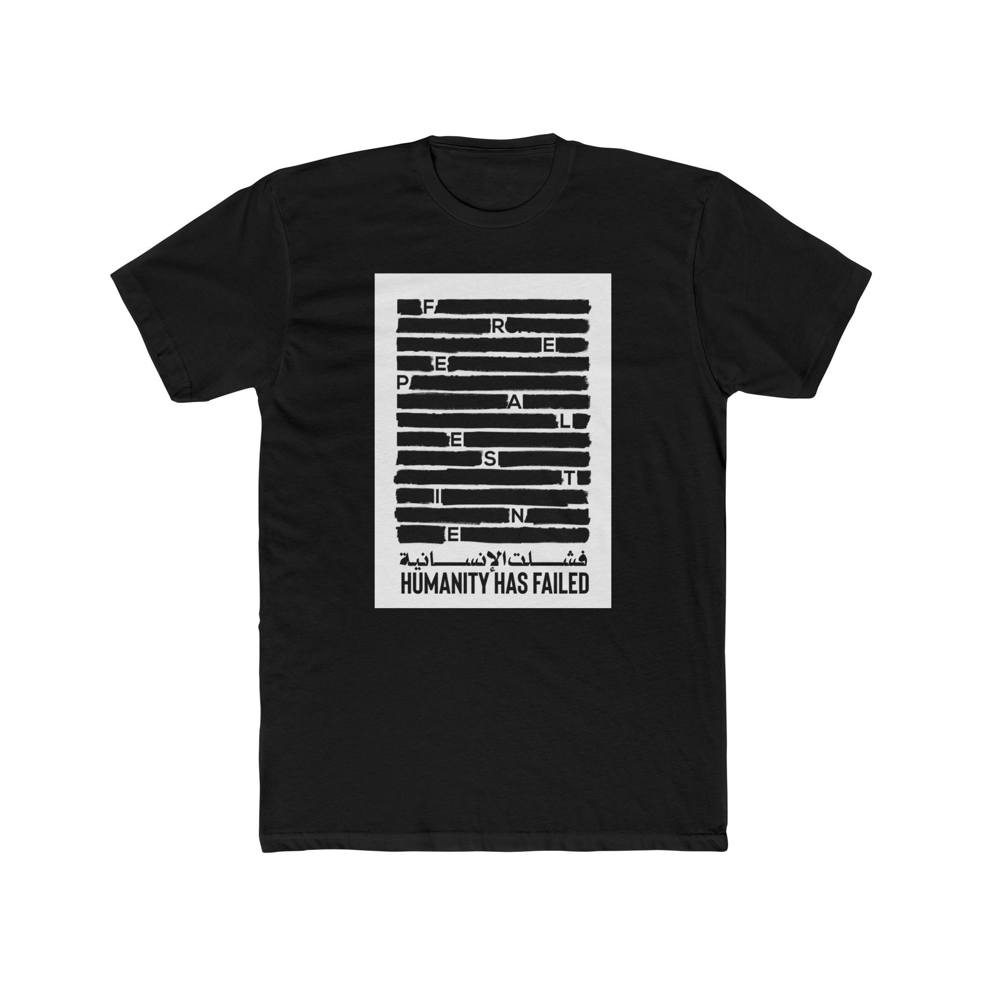 Humanity Has Failed Unisex Cotton Crew Tee | Graphic Tee, Statement Shirt, Casual Wear, Gift for Activists, Unique Designs
