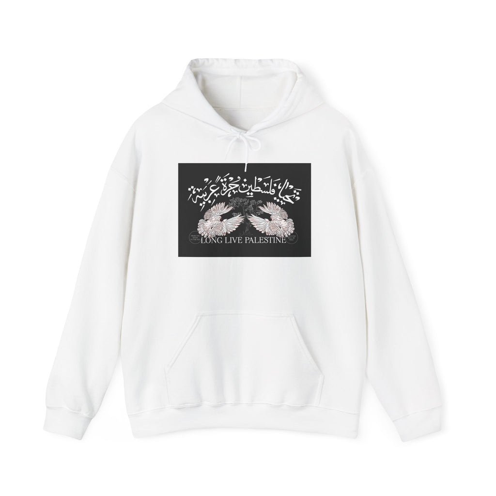 Protest-Inspired Unisex Heavy Blend™ Hooded Sweatshirt - Peace Live Palestine, Activism Apparel, Statement Hoodie, Gift for Activists, [...]
