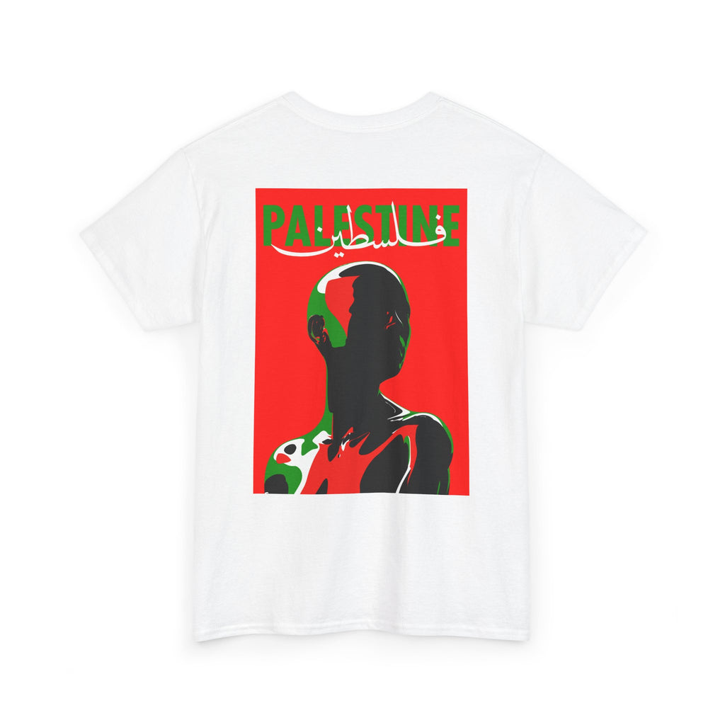 Free Palestine Unisex Heavy Cotton Tee | Eco-Friendly Activist Shirt, Statement Apparel, Worldwide Support, Social Justice Fashion